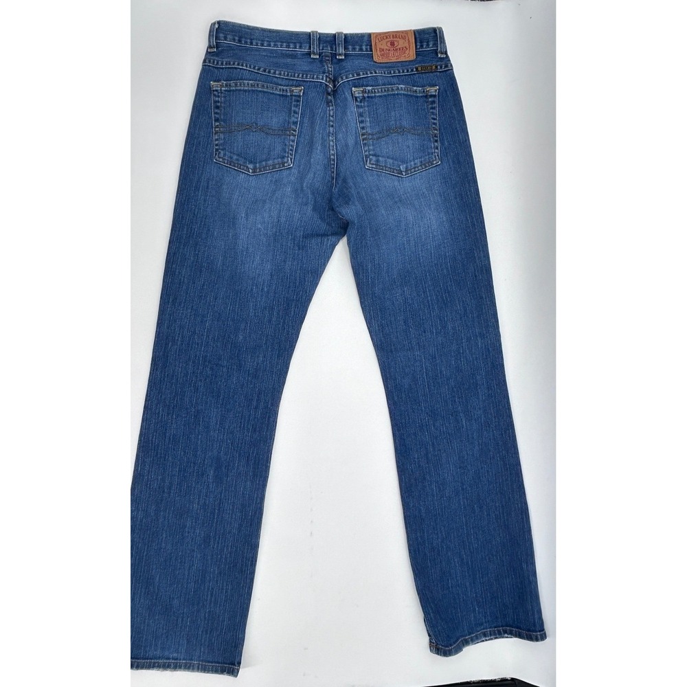 Lucky Brand Dungarees American Classic Straight Leg Blue Jeans Womens Size 8 29 - Picture 3 of 7